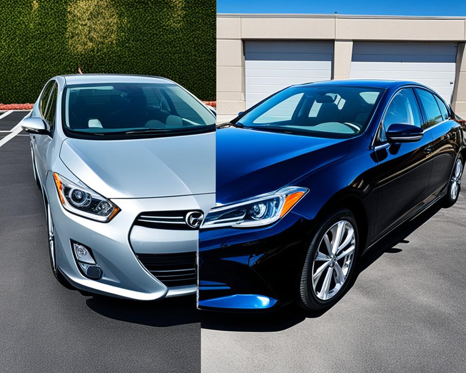 new car versus used car